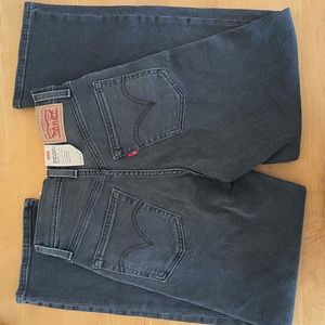 Levi’s ribage straight ankle jeans size 25